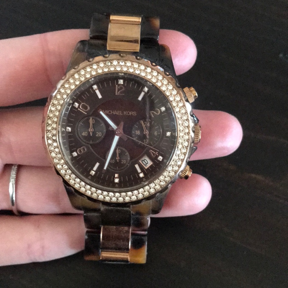 Michael Kors Tortoise Shell Watch